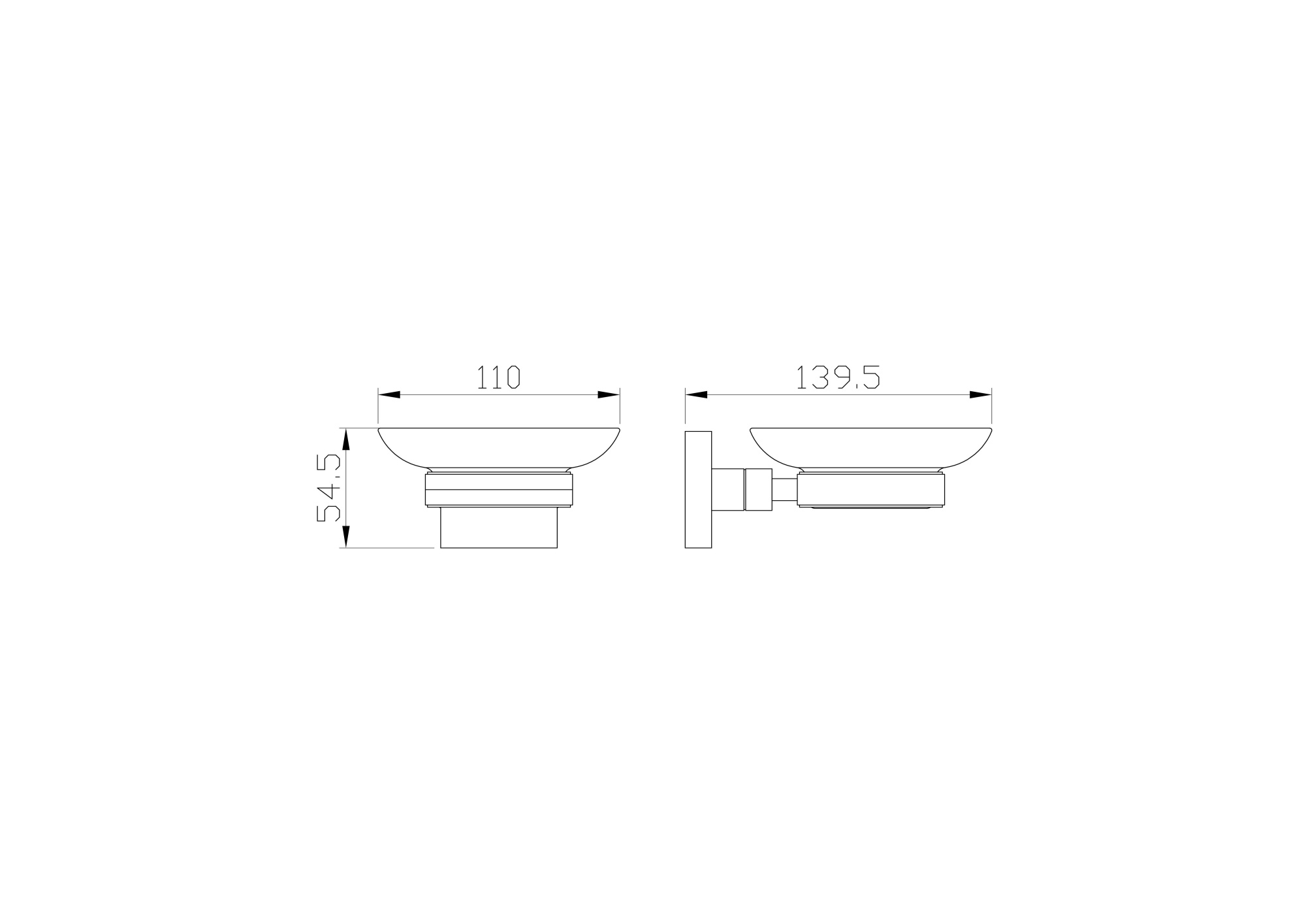 Мыльница Wonzon & Woghand Polo WW-8922-BN никель брашированная