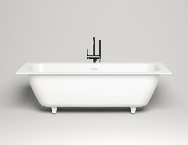 Ванна из литьевого камня Salini Orlanda Axis Kit 190x80 103311G белая глянцевая встраиваемая