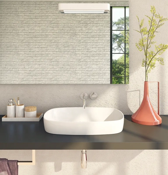 Накладная раковина Caprigo Купер 560 55 см белая