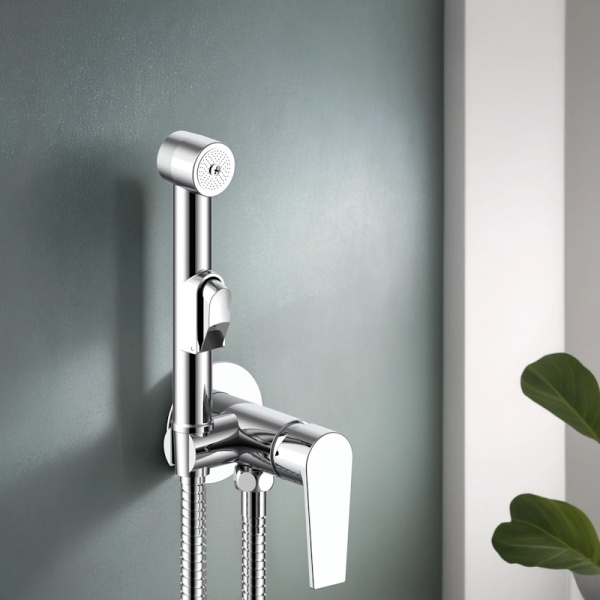 Смеситель гигиенический Esko Budapest BTSMH хром глянцевый встраиваемый