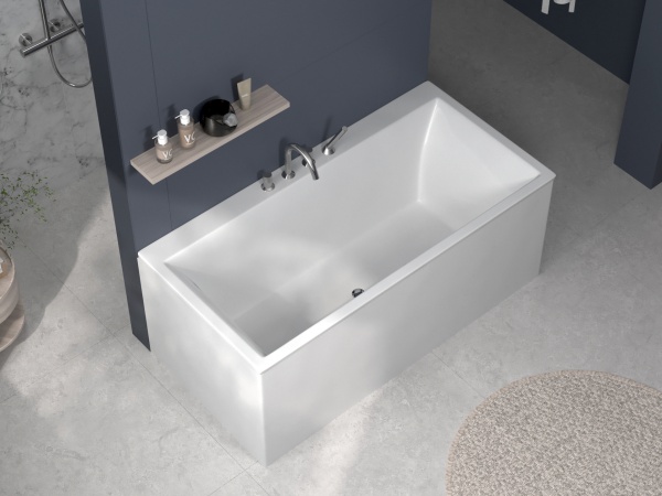 Ванна акриловая Alba Spa Kero 180x80 ВПР0370000100 пристенная