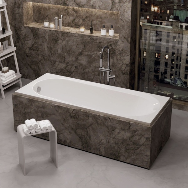 Ванна акриловая Alba Spa Baline 150x70 ВПР0010000100 пристенная