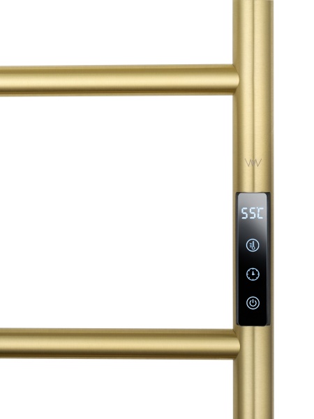 Полотенцесушитель электрический Wonzon & Woghand Wismar WW-AL202-BG золото брашированный