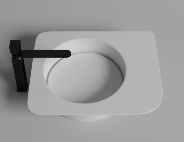 Раковина напольная Salini Ninfea 01 130221MF 45 см окрашивание по RAL Classic матовая