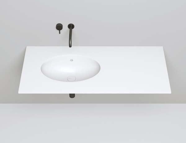 Встраиваемая раковина Salini Marea 1101209MF 40 см белый RAL матовая