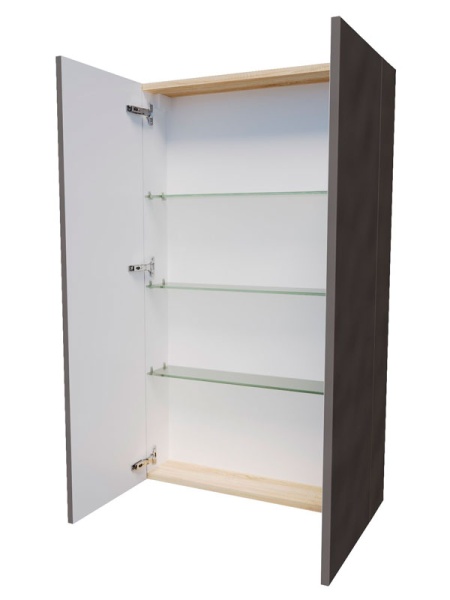 Шкаф Marka One Gaula У92551 60 см черный подвесной