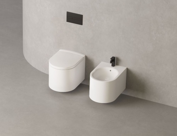 Унитаз подвесной Salini Gemelli 240121KM только светлые оттенки RAL Classic матовый с крышкой