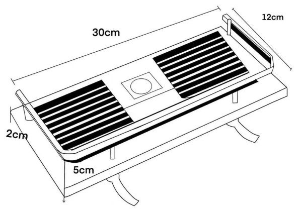 Полка для душевой стойки Voda VS03 хром