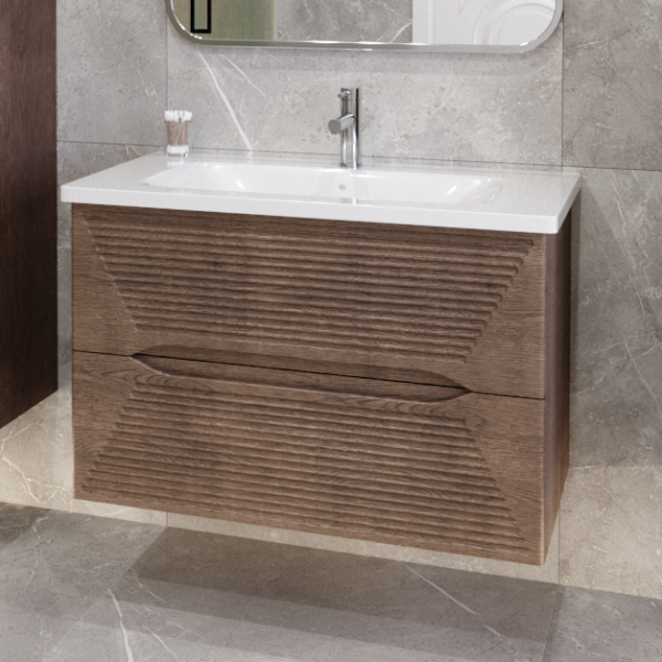 Тумба с раковиной Caprigo Modo Terza 35613-RF15 75 см скайрос