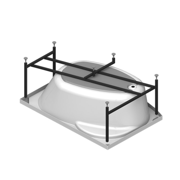 Ванна акриловая Radomir Монти 150x105 R 2-01-0-2-1-213 угловая c каркасом