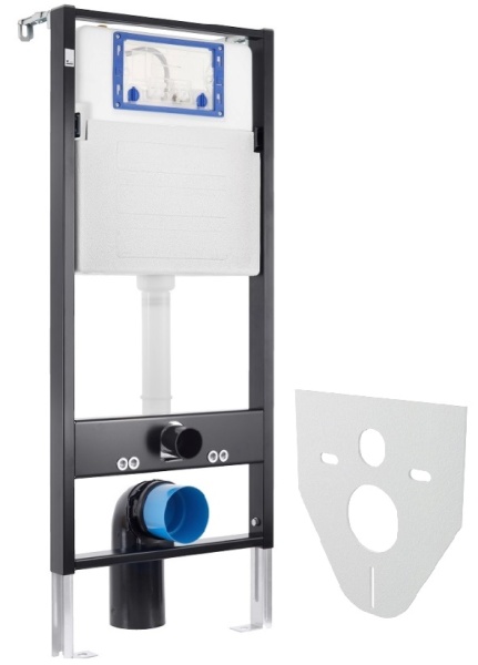 Сет инсталляция с унитазом и кнопкой Sapbox Blancor SET.SBOX7262B.2252 черный