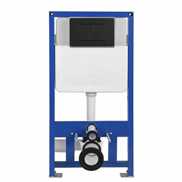 Сет инсталляция с унитазом и кнопкой Sapbox Notis SET.108SBOX.7262T3W.806MB матовый черный