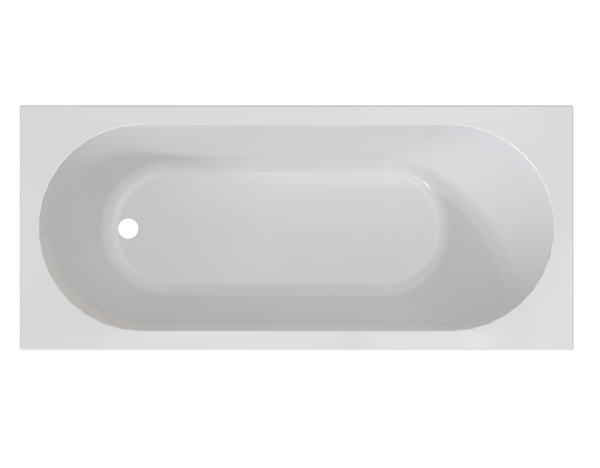 Ванна акриловая Radomir Виктория Лайт 170x75 2-01-0-0-1-259Р пристенная c каркасом