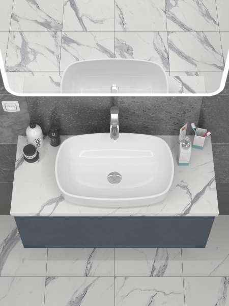 Столешница Kакса-А 005398 60 см белый мрамор