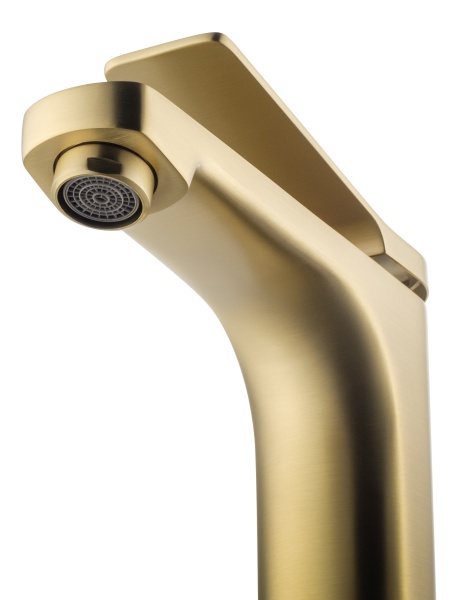 Смеситель для раковины Wonzon & Woghand WW-XH-013-BG золото брашированный