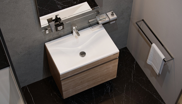 Тумба под раковину Velvex BASIC tp.PUL.PUL.70.1Y 70 см дуб сонома