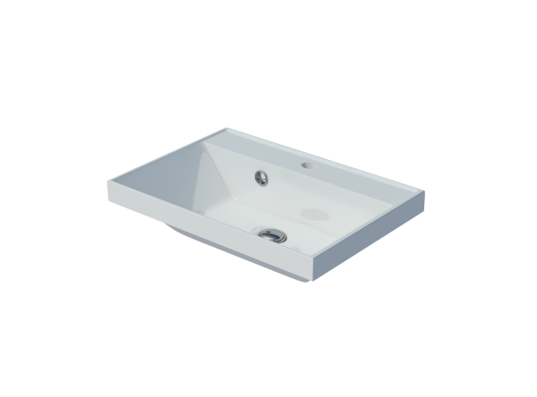 Мебельная раковина Madera Classica 4627173210157 50 см белая глянцевая