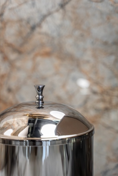 Ведро для мусора Boheme 10915-CR хром