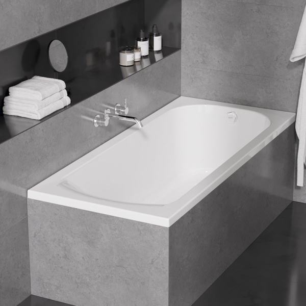 Ванна акриловая Alba Spa Sansara 170x75 ВПР042000100 пристенная