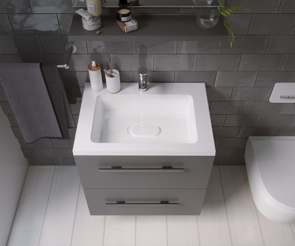 Мебельная раковина Madera Modul 4627173210423 65 см белая глянцевая