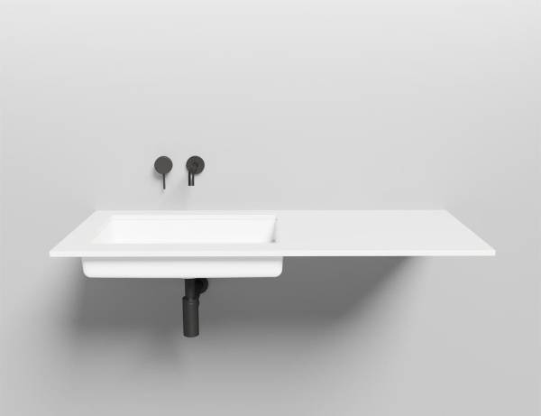 Встраиваемая раковина Salini Marea 1802214M 40 см белая матовая