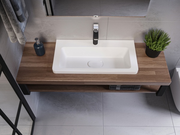 Мебельная раковина Madera Modul 4627173210911 70 см белая глянцевая