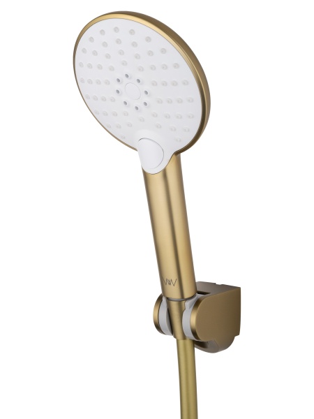 Смеситель для душа Wonzon & Woghand WW-4540-BG золото брашированный с гарнитуром