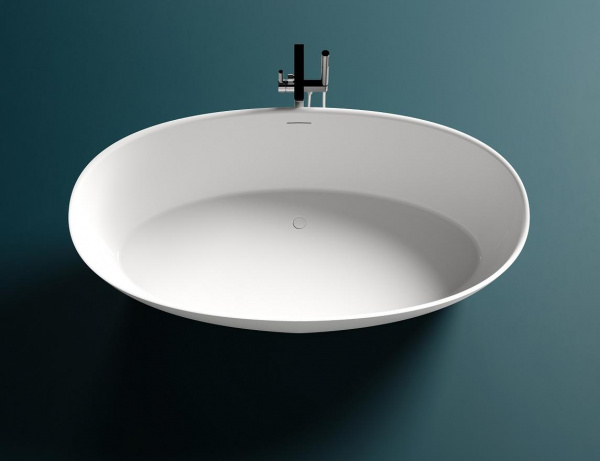 Ванна из искусственного камня Salini Alda 175x90 101911SMF окрашивание по RAL Classic матовая отдельно стоящая