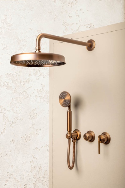 Смеситель напольный Boheme Eterna 179-BRB брашированная бронза