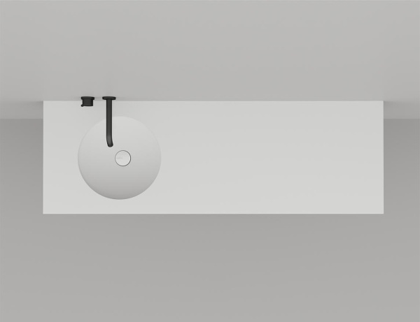 Столешница Salini Costa 50 см 200124MF белый RAL матовая