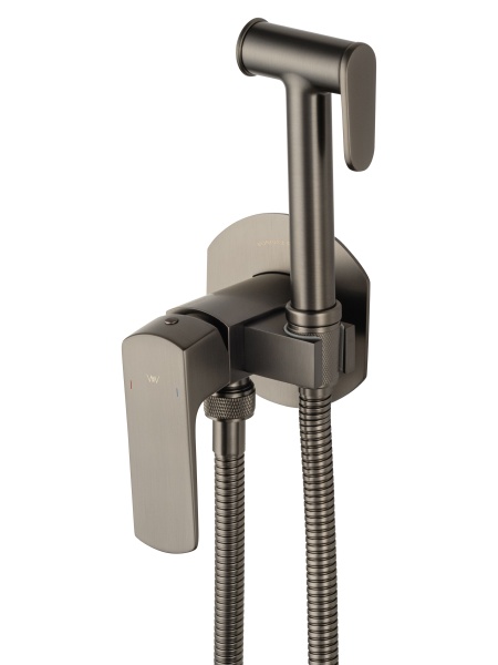 Смеситель гигиенический Wonzon & Woghand Forza WW-88829031-BGM темный графит брашированный