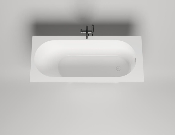 Ванна из литьевого камня Salini Ornella Kit 170x70 102413G белая глянцевая встраиваемая