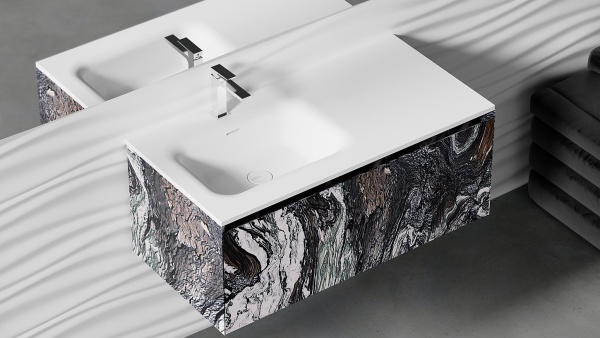 Подвесная раковина Salini Onda Flow Round 1402205MN 40 см белая матовая