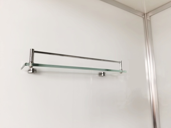 Душевая кабина Sapbox 90x90 SB9091-90-02-WTR-BL профиль черный, стекло прозрачное