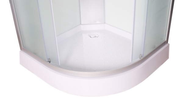 Душевая кабина Sapbox 90x90 SB1114-90-01-WM-S профиль сатин, стекло матовое