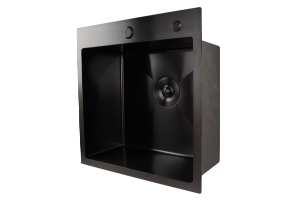 Мойка из нержавеющей стали Santegro 50 см STR5050BL графит