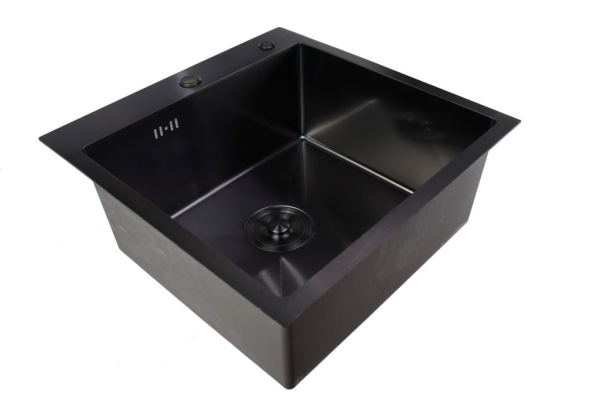 Мойка из нержавеющей стали Santegro 50 см STR5050BL графит