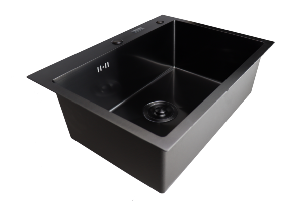 Мойка из нержавеющей стали Santegro 60 см STR6050BL графит