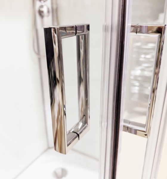 Душевая кабина Sapbox 80x80 SB9100-80-01-WTR-S профиль сатин, стекло прозрачное