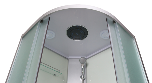 Душевая кабина Sapbox 90x90 SB1114-90-01-WM-S профиль сатин, стекло матовое