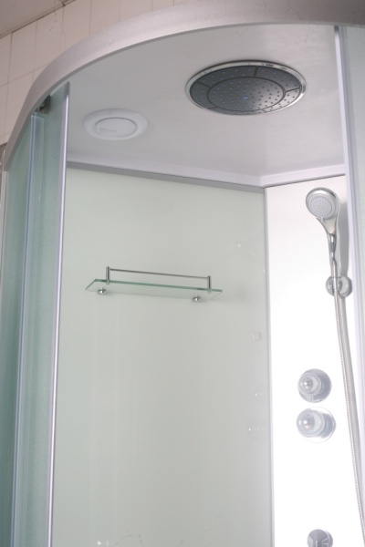 Душевая кабина Sapbox 90x90 SB1114-90-01-WM-S профиль сатин, стекло матовое