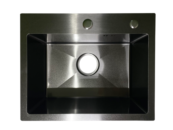 Мойка из нержавеющей стали Santegro 50 см STR5040BL графит