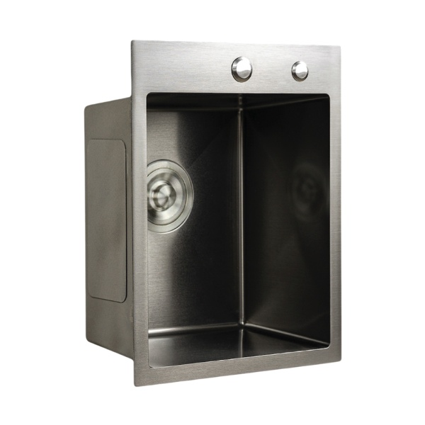 Мойка из нержавеющей стали Santegro 40 см STR4050BL графит