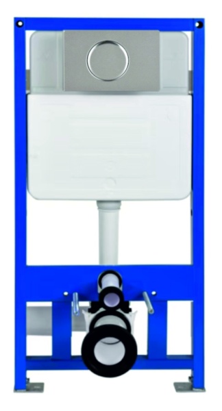 Сет инсталляция с унитазом и кнопкой Sapbox Tender SET.108SBOX.2062W.807ST сатин