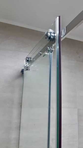 Душевая дверь ADS Sancors WTW 110x195 501WTW.110C.195BL.08 профиль черный