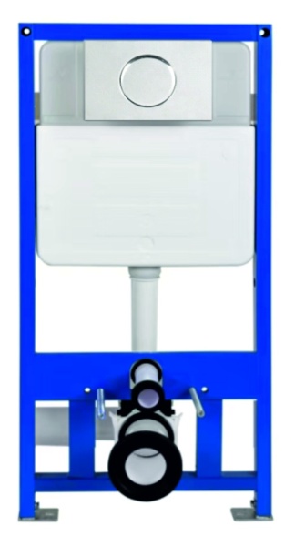 Сет инсталляция с унитазом и кнопкой Sapbox Tender SET.108SBOX.2062W.807CH хром глянцевый