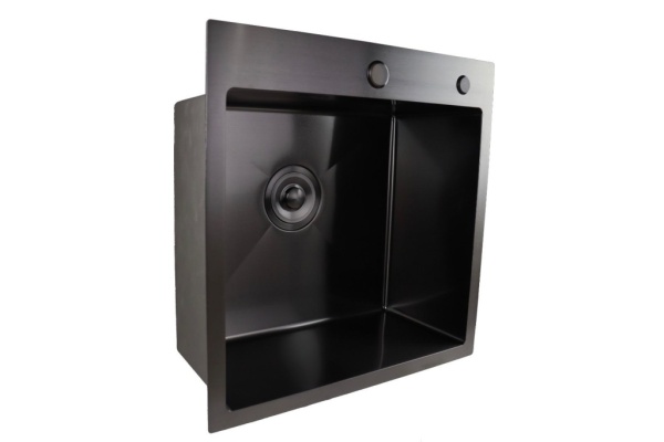 Мойка из нержавеющей стали Santegro 50 см STR5050BL графит